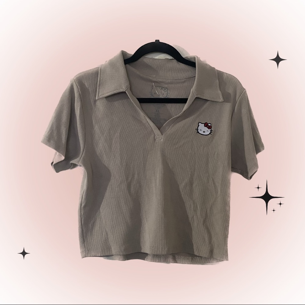 hello kitty collared shirt